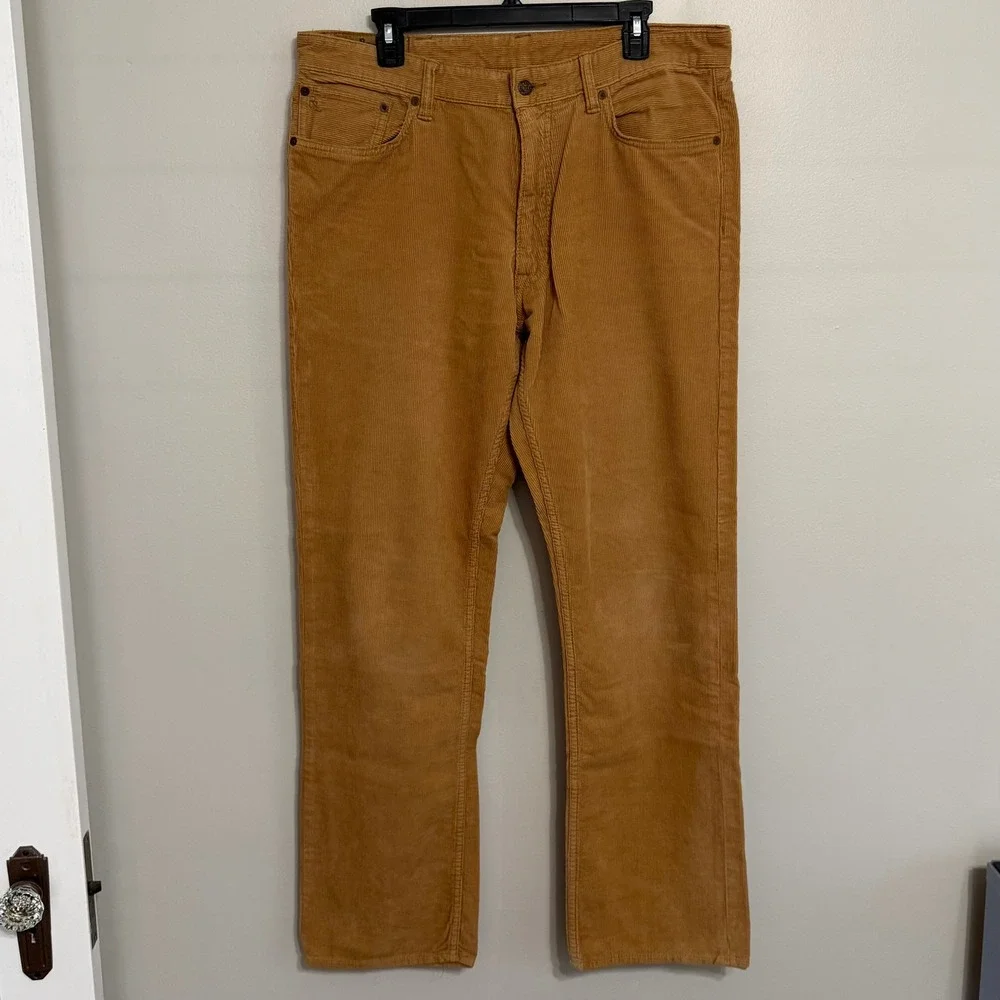 Polo Ralph Lauren Mens 36x32 Brown Corduroy Straight Leg Classic Fit Pants - Picture 2 of 11